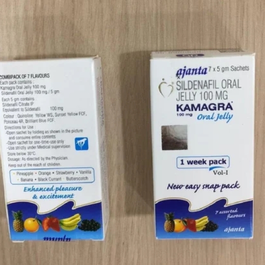 Thạch Kamagra Oral Jelly 100mg hỗ trợ điều trị cho nam giới 